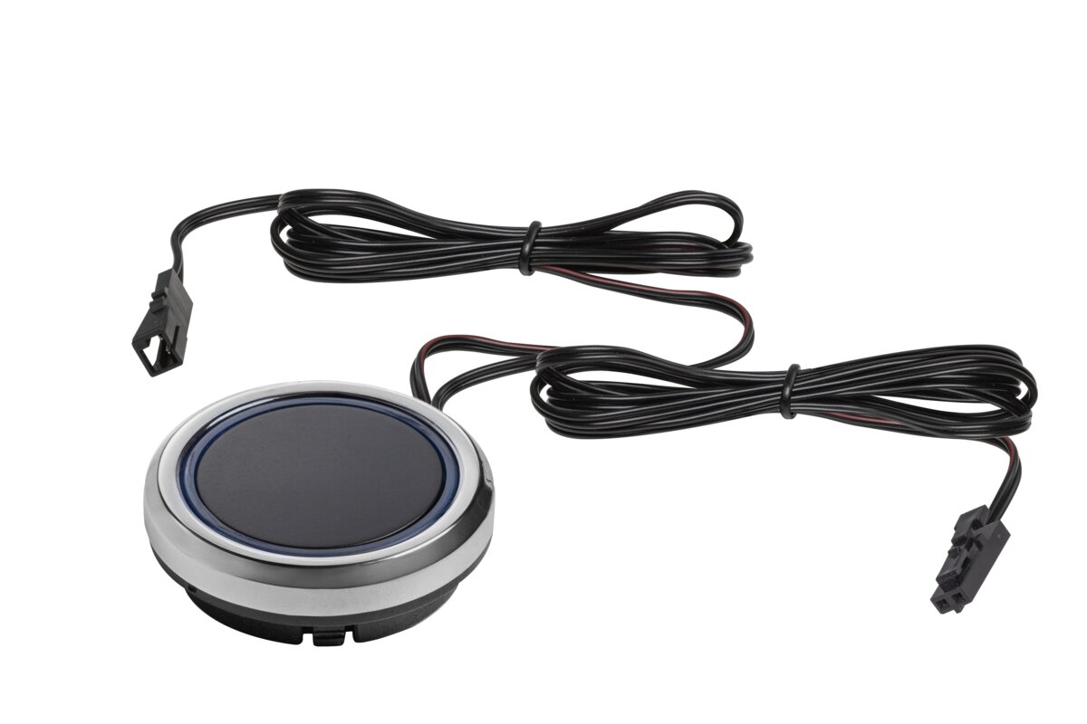 Сензорен димерен ключ RING, 12V/3A/36W, 24V/3A/72W, с кабели 2x2m, черен 3 Сензорен димерен ключ RING, 12V/3A/36W, 24V/3A/72W, с кабели 2x2m, черен - Image 3
