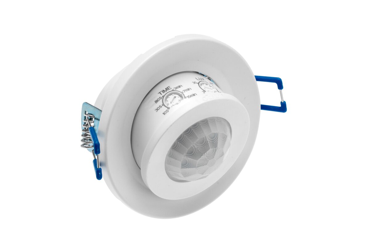 Датчик за движение CR-15, макс.800W, AC220-240V, ъгъл 360°, обхват 8m, IP20, бял 2 Датчик за движение CR-15, макс.800W, AC220-240V, ъгъл 360°, обхват 8m, IP20, бял - Image 2